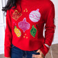 Christmas Fringe Sweater